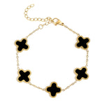 Emma Lucky Clover Charm Bracelet - MTT Collective