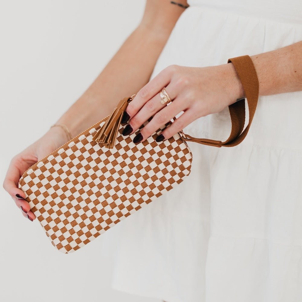 Emma Woven Clutch Wristlet - MTT Collective