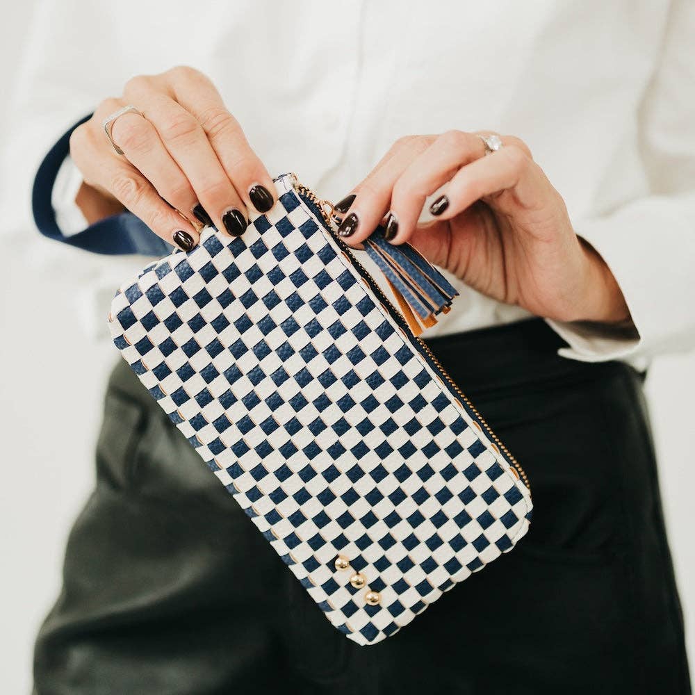 Emma Woven Clutch Wristlet - MTT Collective