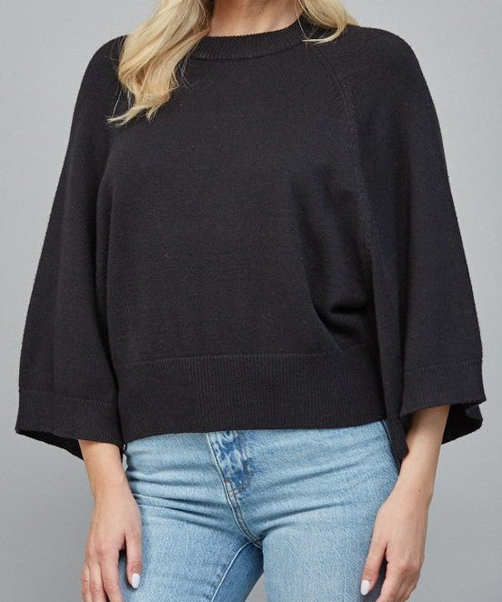Emory Reglan Short Sleeve Crew Neck Sweater - MTT Collective