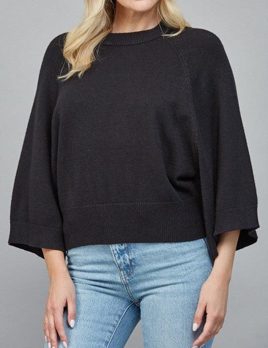 Emory Reglan Short Sleeve Crew Neck Sweater - MTT Collective