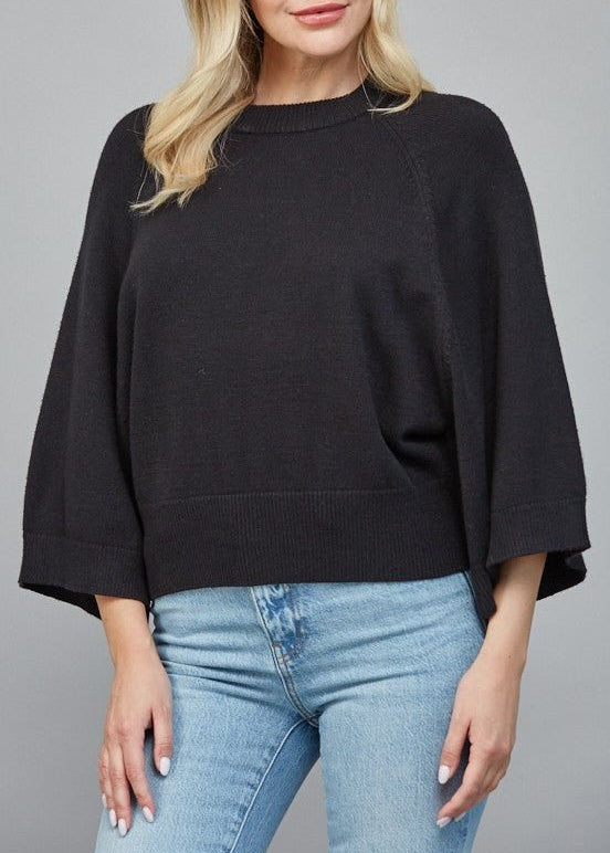 Emory Reglan Short Sleeve Crew Neck Sweater - MTT Collective