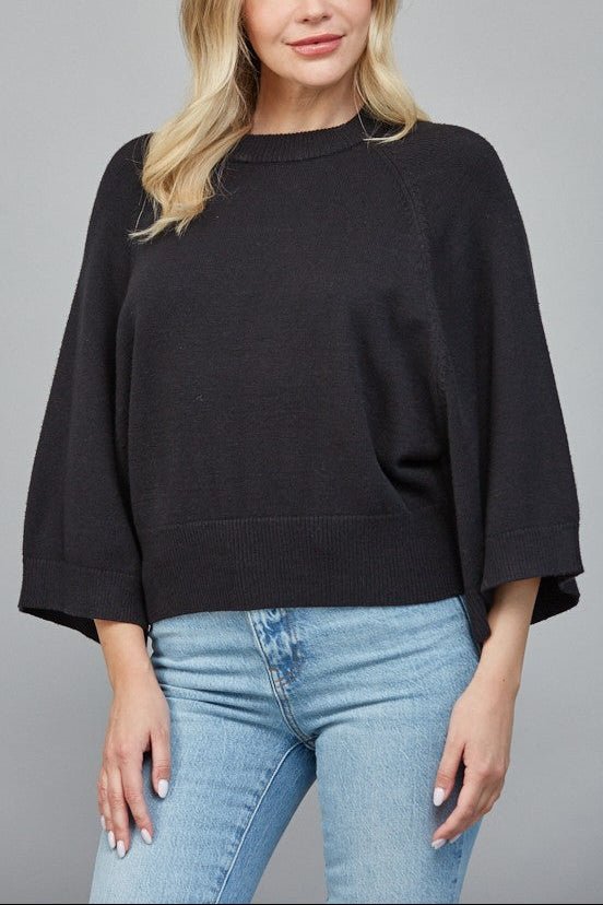 Emory Reglan Short Sleeve Crew Neck Sweater - MTT Collective