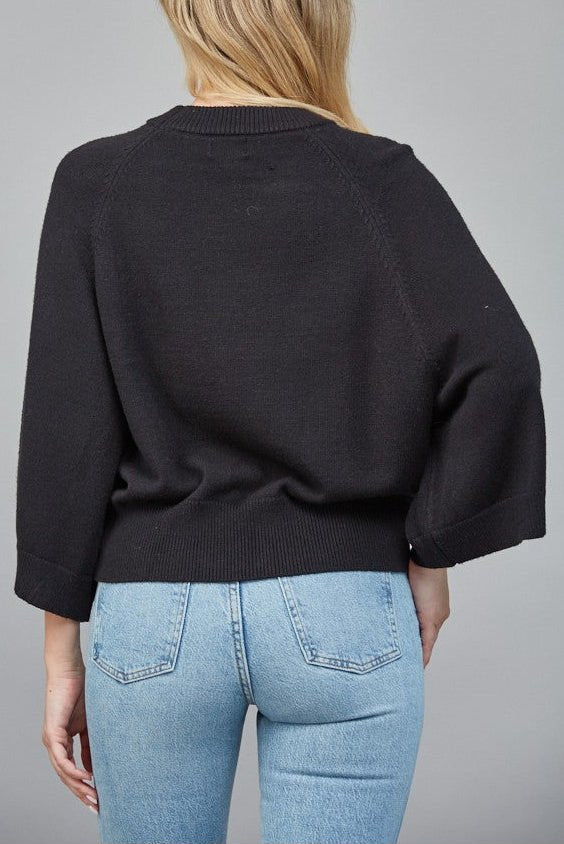 Emory Reglan Short Sleeve Crew Neck Sweater - MTT Collective