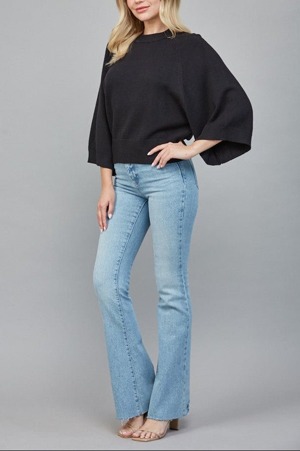 Emory Reglan Short Sleeve Crew Neck Sweater - MTT Collective