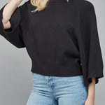 Emory Reglan Short Sleeve Crew Neck Sweater - MTT Collective