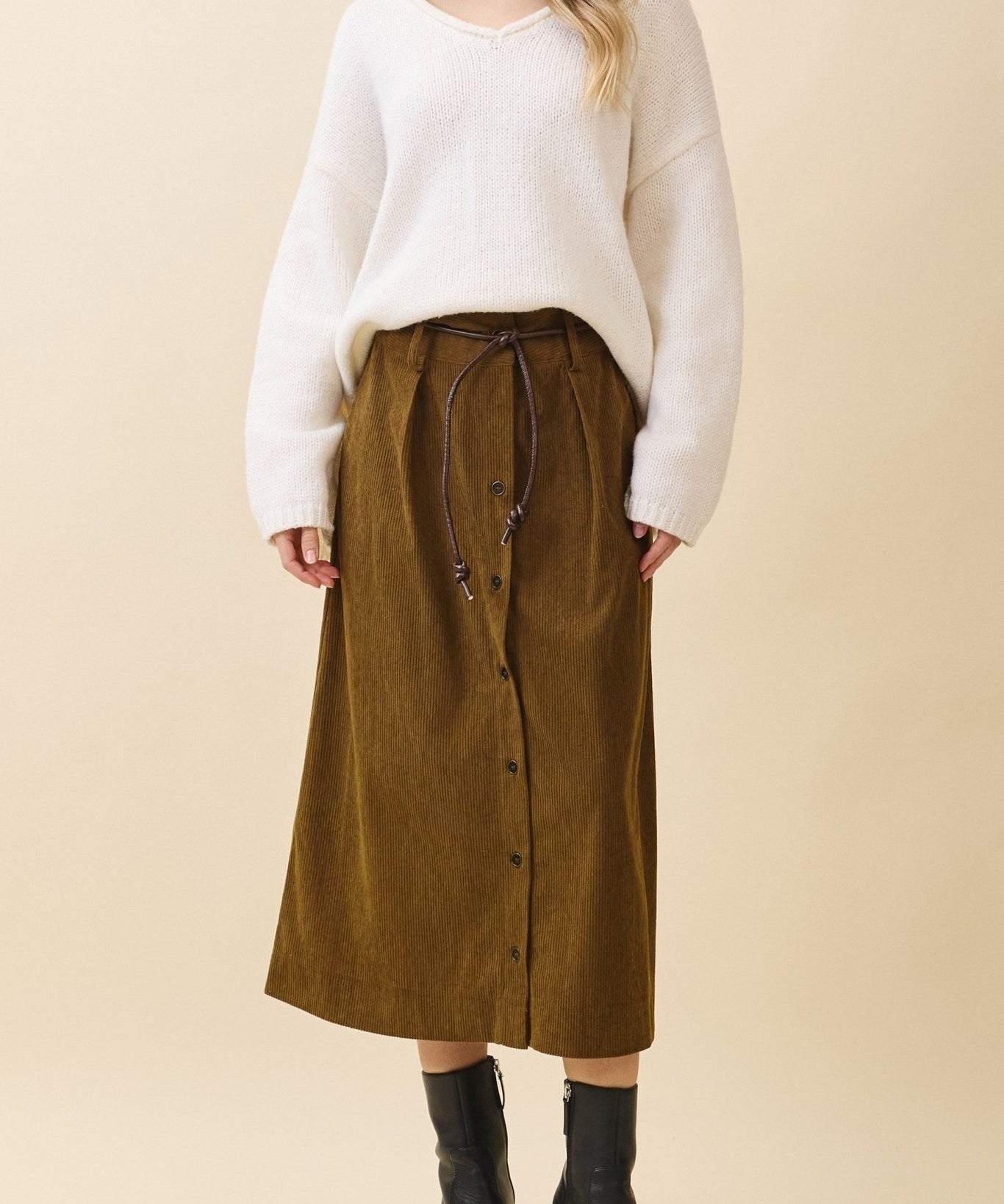 Emory V - Neck Knit Sweater - MTT Collective