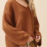 Emory V - Neck Knit Sweater - MTT Collective