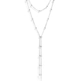 Erica Layered Satellite Lariat Necklace - MTT Collective