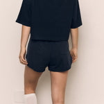 Erin Jersey Loose Fit Cropped Tee - MTT Collective
