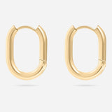 Erin Oval Huggie Earrings - MTT Collective