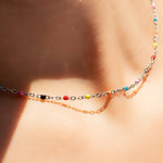 Esther Multi Confetti Chain Necklace - MTT Collective