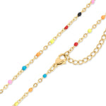 Esther Multi Confetti Chain Necklace - MTT Collective