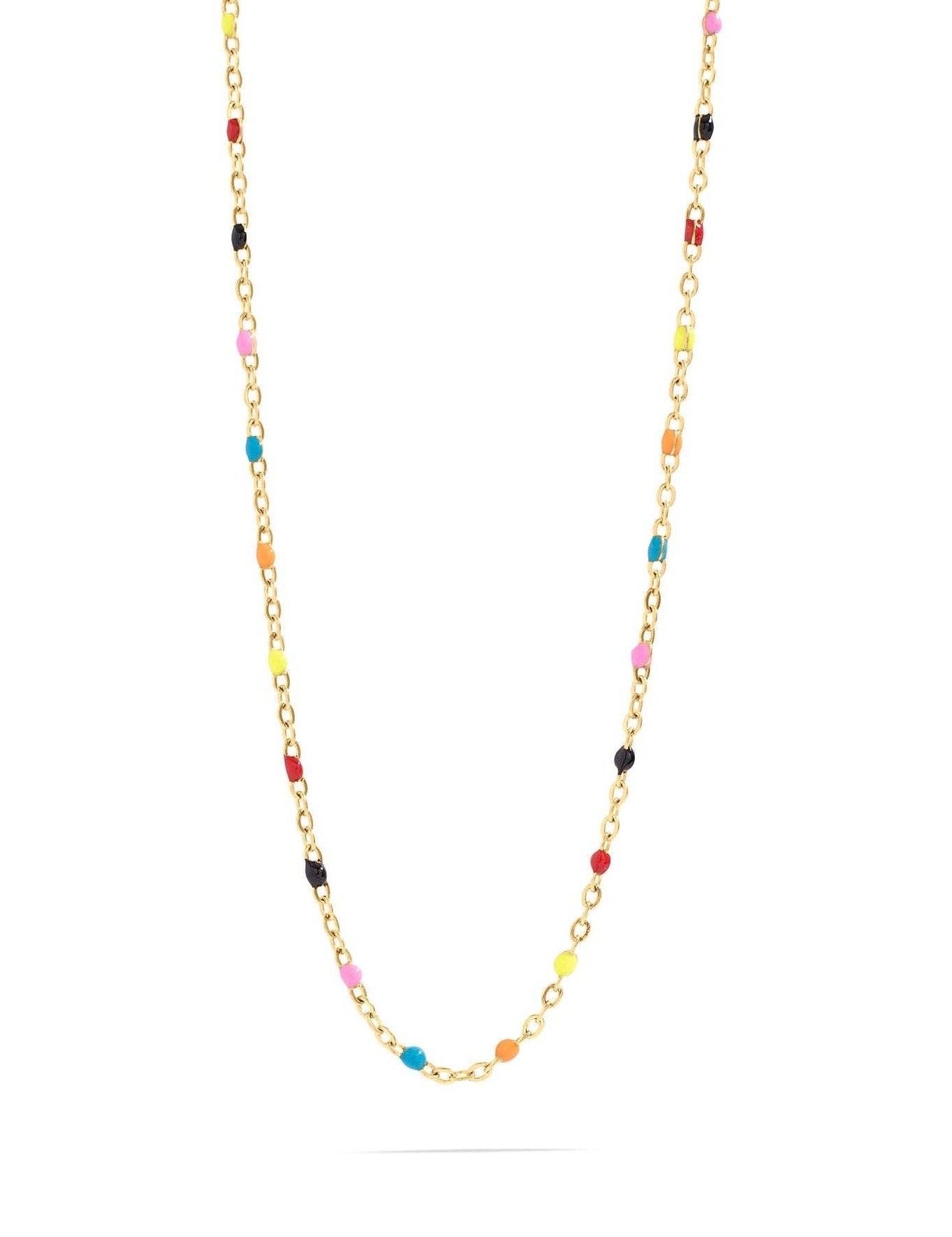 Esther Multi Confetti Chain Necklace - MTT Collective