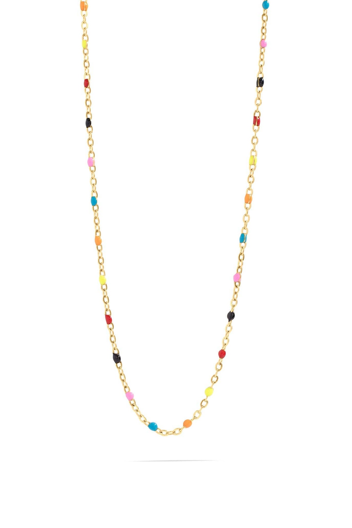 Esther Multi Confetti Chain Necklace - MTT Collective