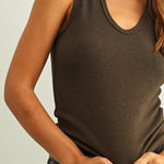 Everyday U - Neck Ribbed Tank - MTT Collective