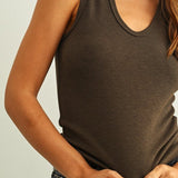 Everyday U - Neck Ribbed Tank - MTT Collective