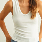Everyday U - Neck Ribbed Tank - MTT Collective