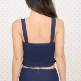 Eyelet Button Down Corset Top - MTT Collective