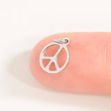 MTT Jewelry - Jewelry - Charms - Peace Sign Charm - MTT Collective