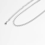 Savannah Gold Stainless Steel PVD Chevron Chain Necklace - MTT Collective