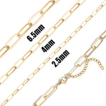 MTT Jewelry - Jewelry - Necklaces - Taylor Paperclip Chain Necklace - MTT Collective