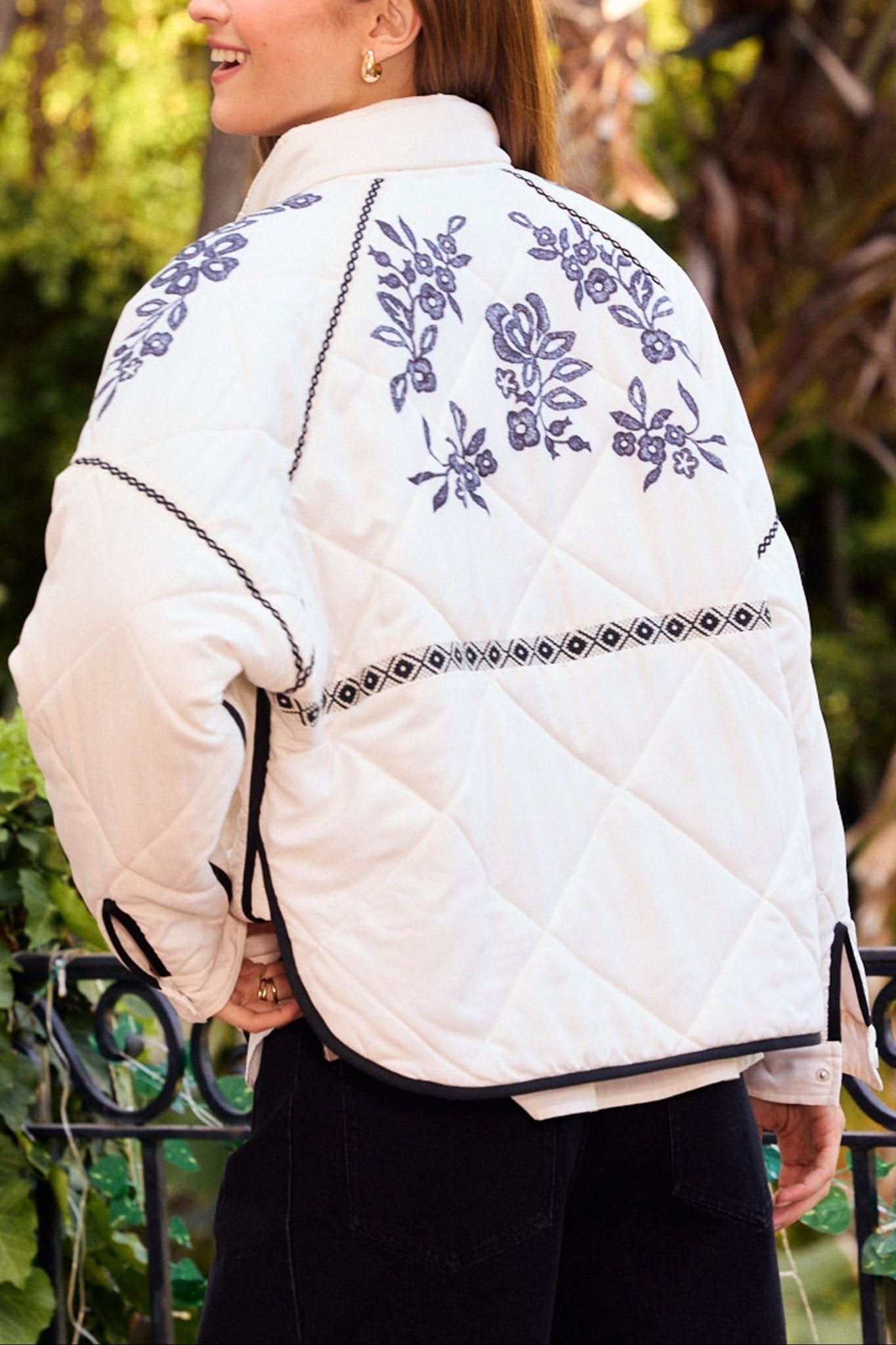 Fabiola Embroidered Quilted Jacket - MTT Collective