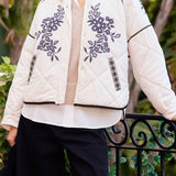 Fabiola Embroidered Quilted Jacket - MTT Collective