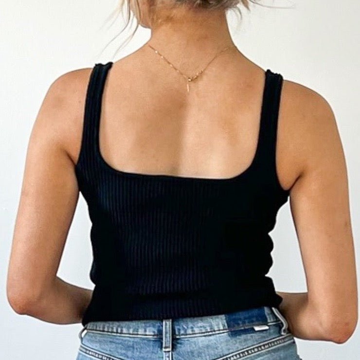 Fair And Square Knit Tank Top - MTT Collective