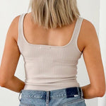 Fair And Square Knit Tank Top - MTT Collective