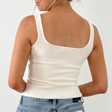 Fair And Square Knit Tank Top - MTT Collective
