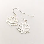Faye Mini Lotus Earrings - MTT Collective