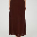 Delaney Side-Slit Midi Skirt