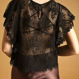 Lace Scalloped Top