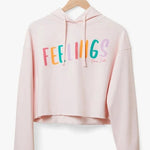 Feelings Crop Hoodie - MTT Collective