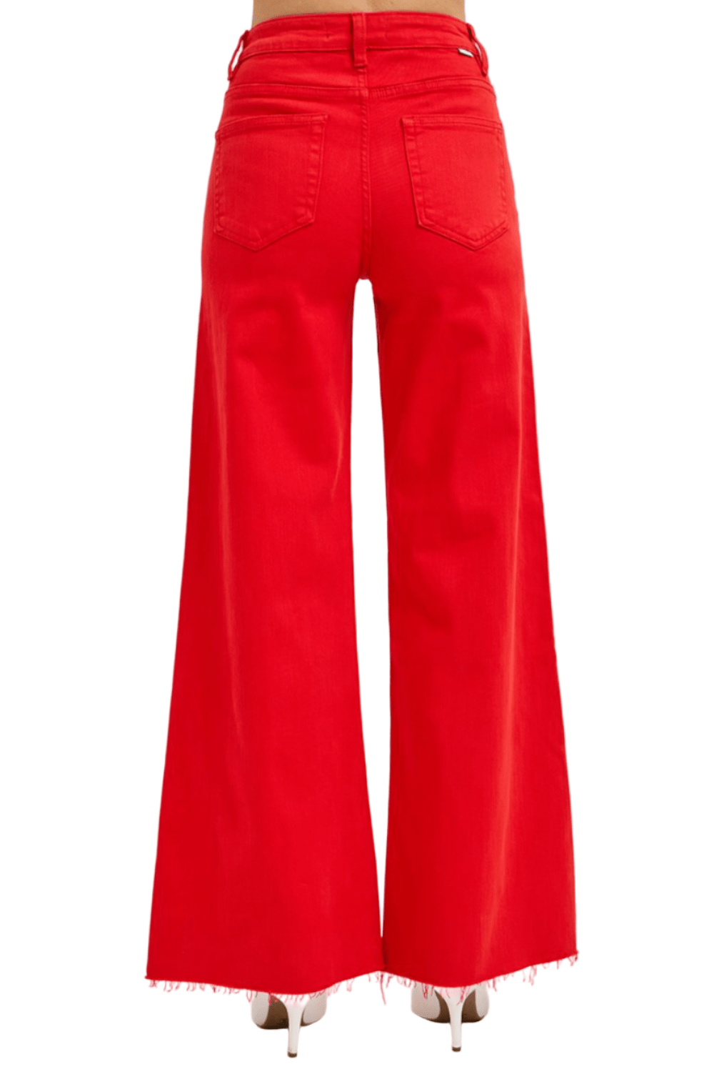 Felicia High Rise Wide Leg Palazzo Jeans - MTT Collective