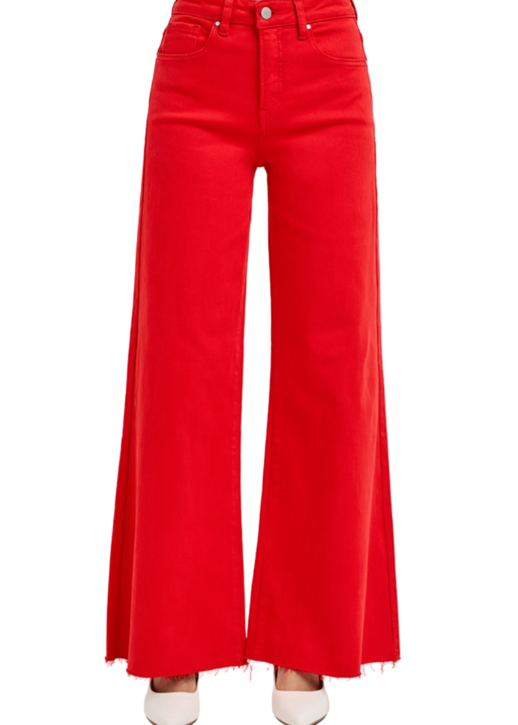 Felicia High Rise Wide Leg Palazzo Jeans - MTT Collective