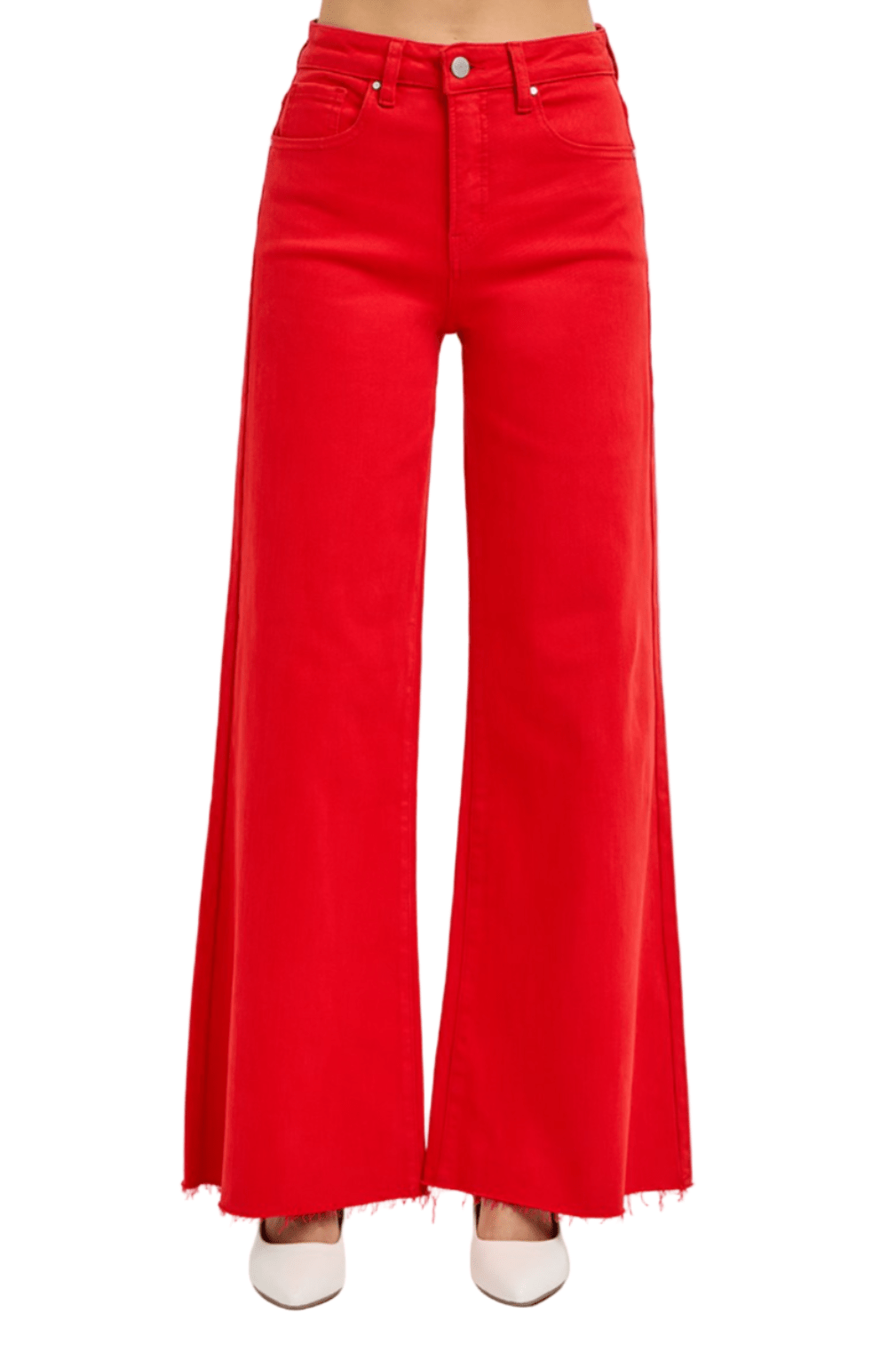 Felicia High Rise Wide Leg Palazzo Jeans - MTT Collective