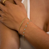 Aniya Turquoise Chain Bracelet