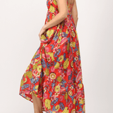 Floral & Fruit Voile Maxi Dress - MTT Collective