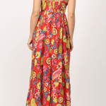 Floral & Fruit Voile Maxi Dress - MTT Collective
