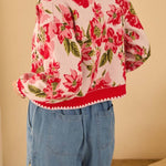 Floral Intarsia Cardigan - MTT Collective
