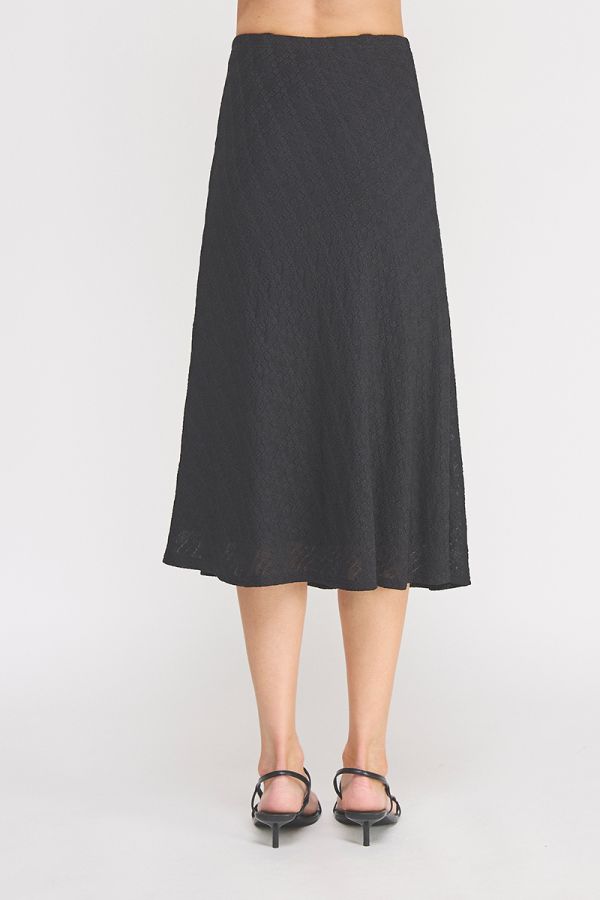 Floral Jacquard Knit Midi Skirt - MTT Collective