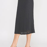 Floral Jacquard Knit Midi Skirt - MTT Collective
