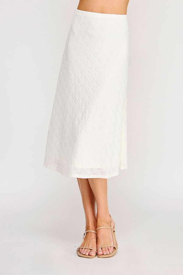 Floral Jacquard Knit Midi Skirt - MTT Collective