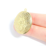 Floral Oval Locket Pendant - MTT Collective