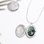 Floral Oval Locket Pendant - MTT Collective