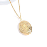 Floral Oval Locket Pendant - MTT Collective