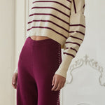 Francine Stripe Cropped Sweater - MTT Collective