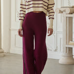 Francine Stripe Cropped Sweater - MTT Collective